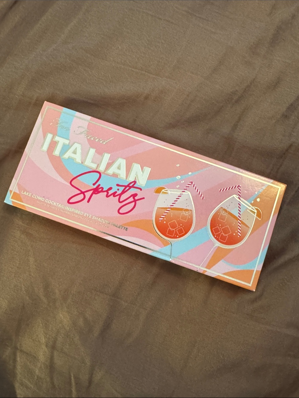 Too Faced Italian Spritz Eyeshadow Palette - Pink & Blue Accents- BRAND NEW!